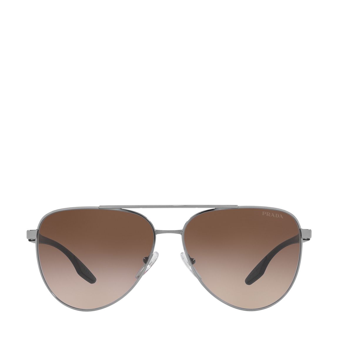 Men's Gunmetal Prada Sunglasses 61mm main product photo