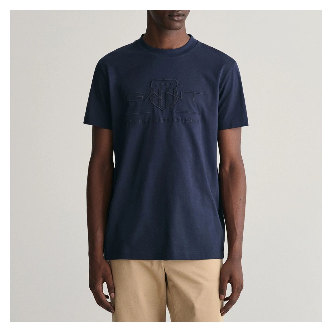 Navy Reg Tonal Shield Cotton T-Shirt main product photo
