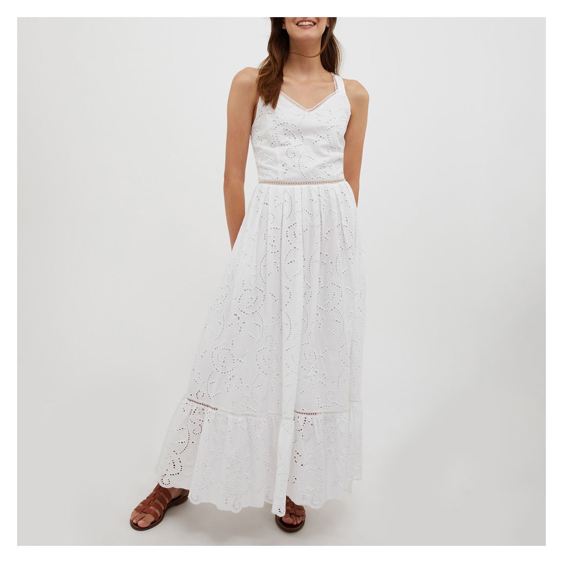 White Effluvio Cotton Midi Dress main product photo