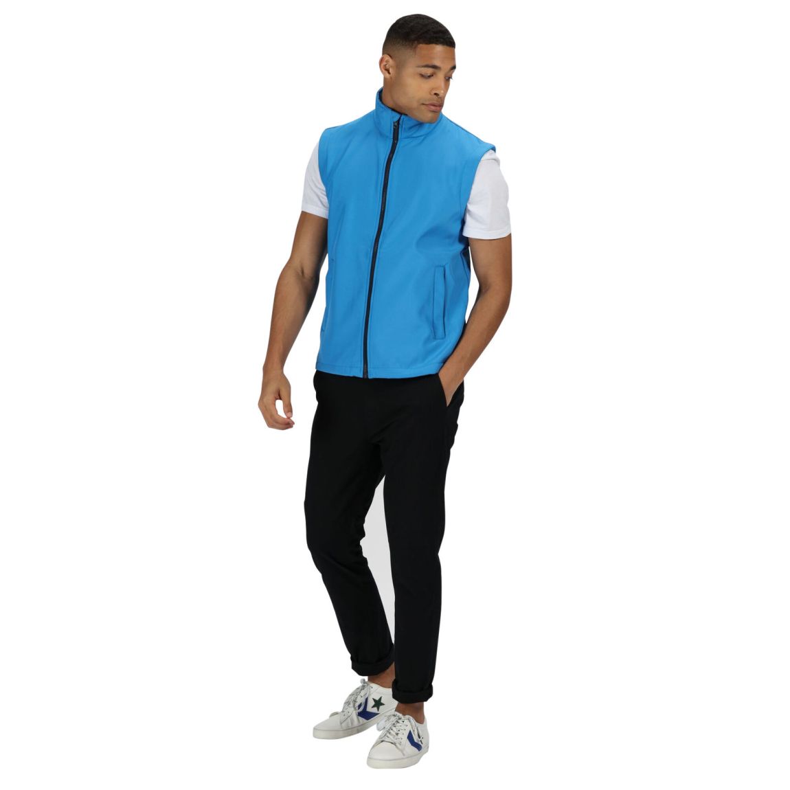 Gilet Cotton French Blue/Navy main product photo