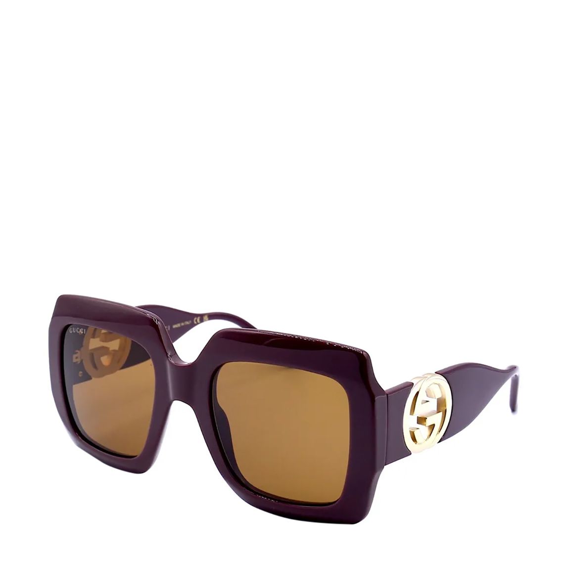 Women's Brown Gucci Sunglasses 54mm main product photo