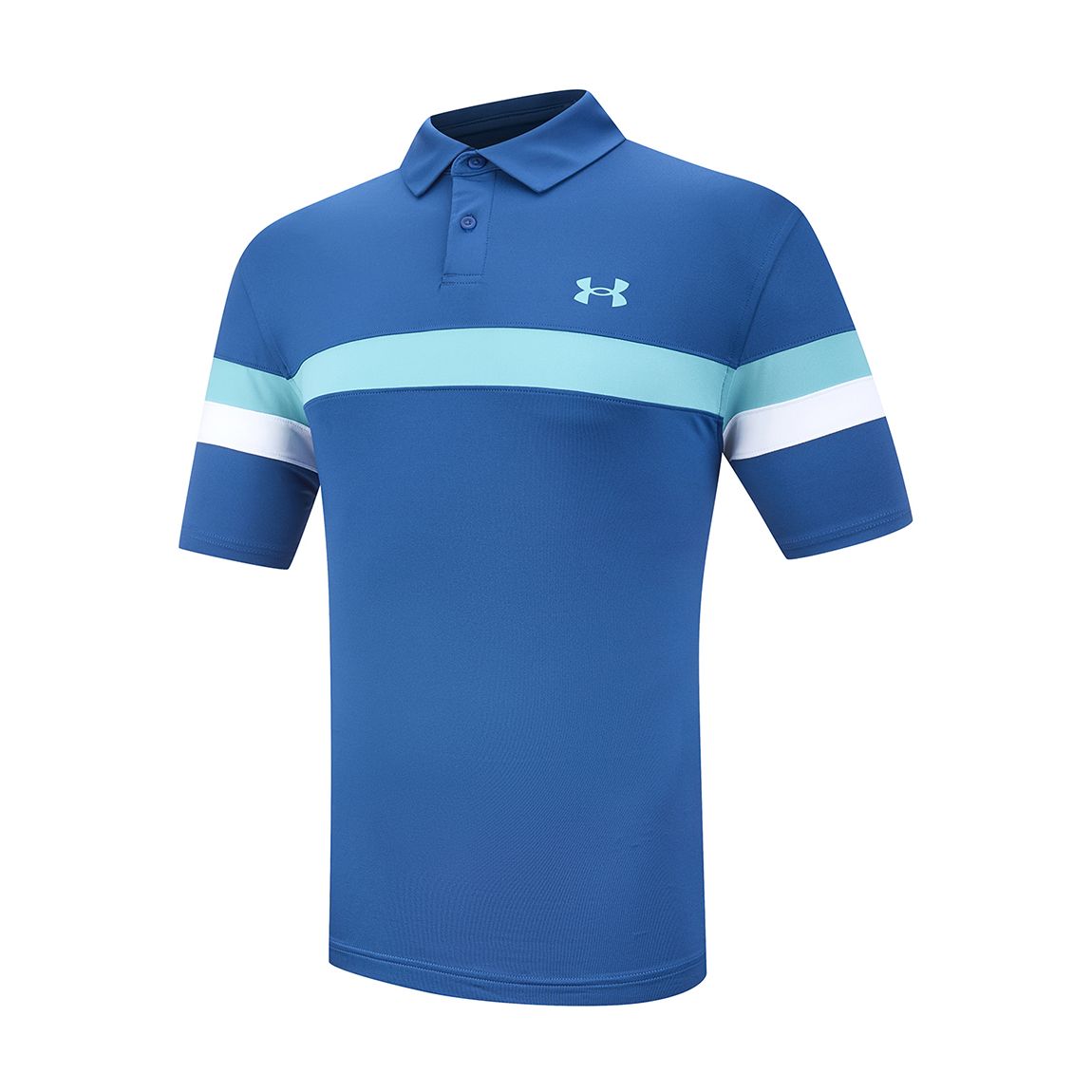 Blue Under Armour T2G Colour Block Polo main product photo