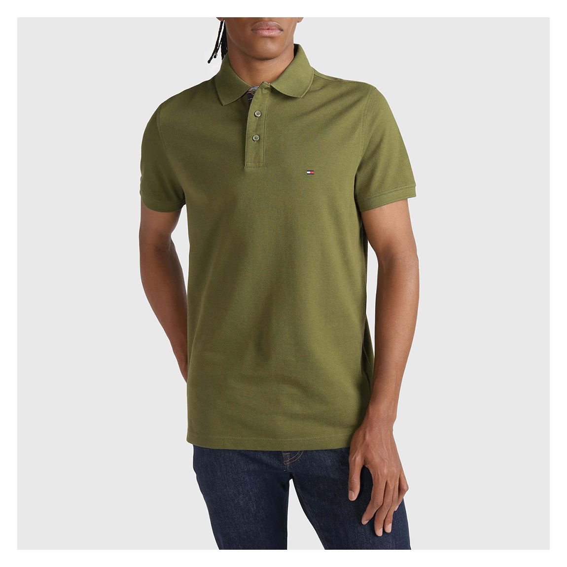 Khaki Cotton Polo Shirt main product photo