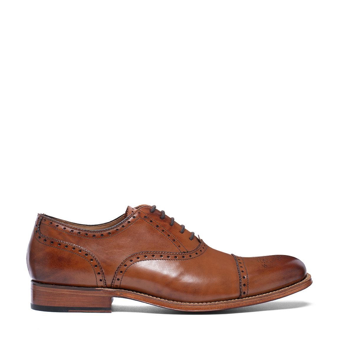 Brown Tom Handpainted Formal Shoes main product photo