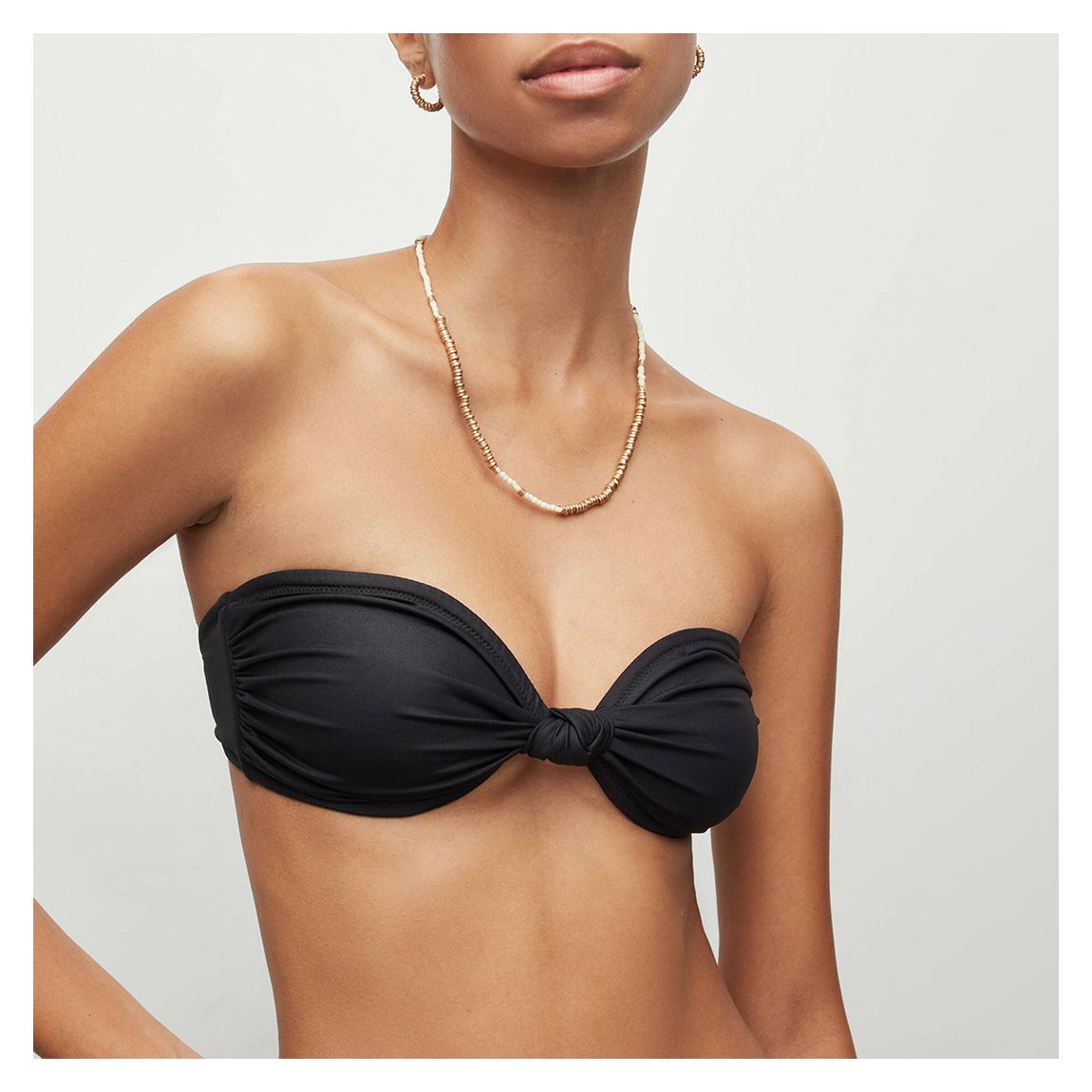 Black Emma Bikini Top main product photo