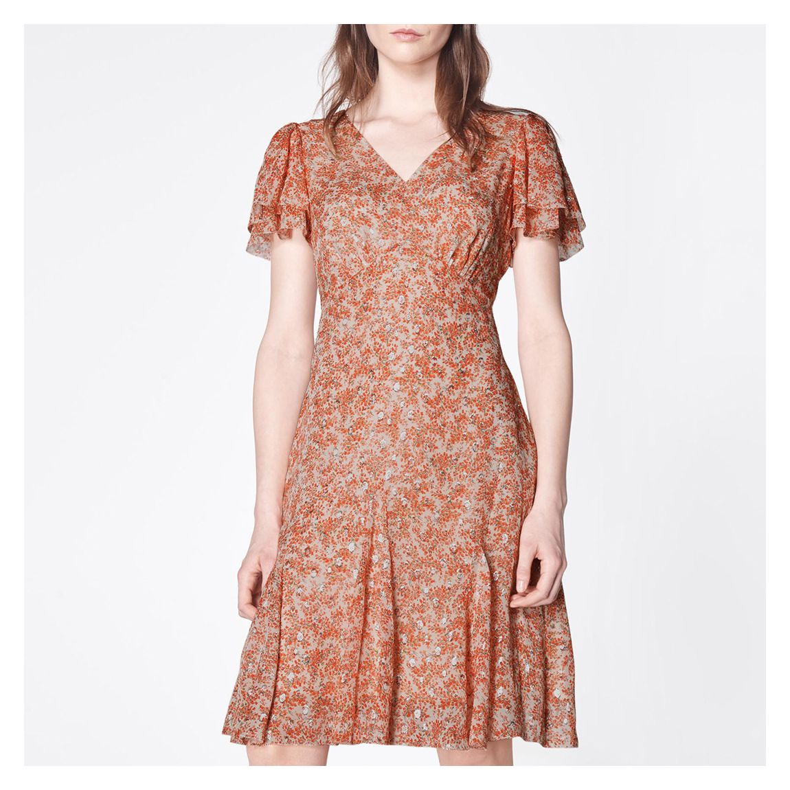 Multi Cecilia Silk Blend Dress main product photo