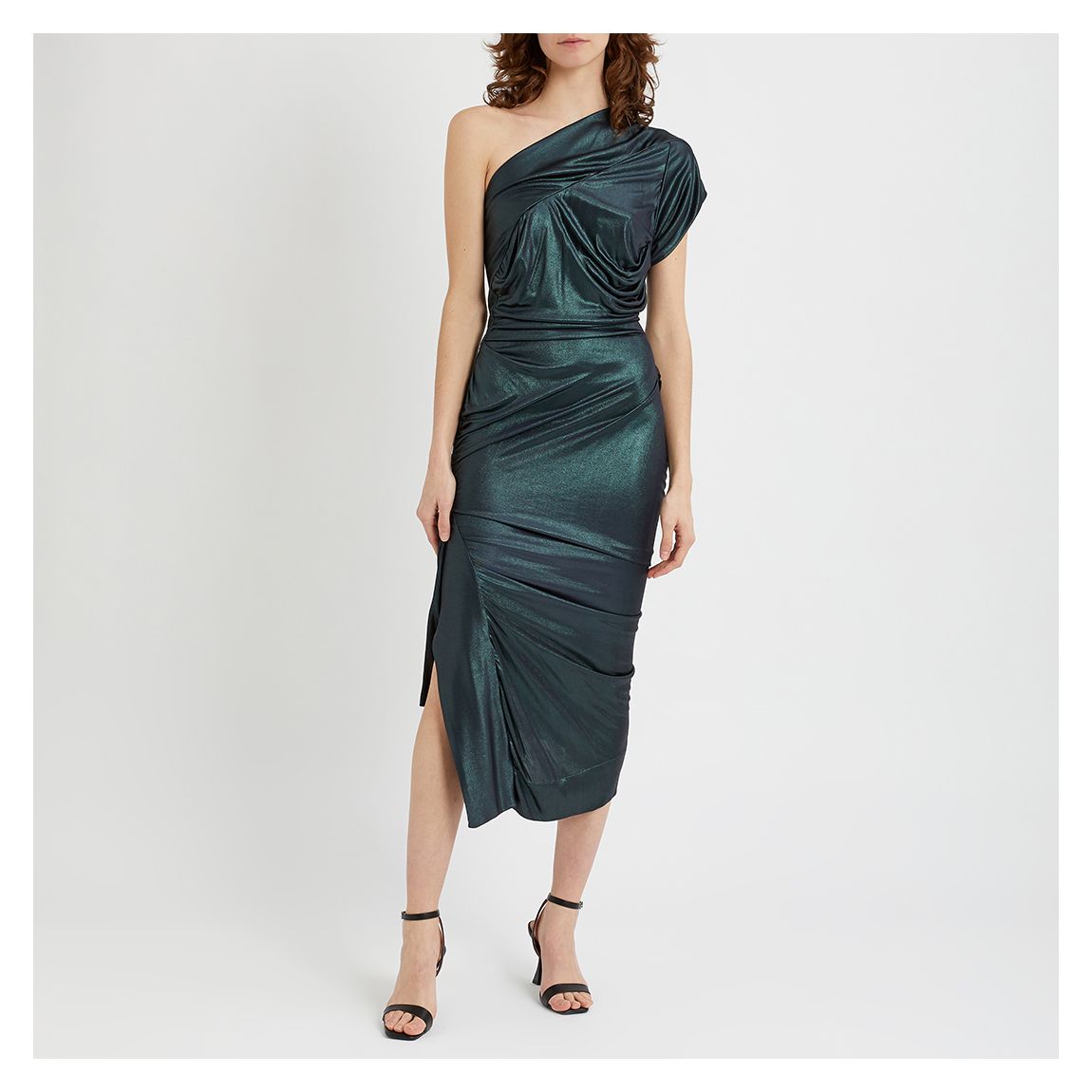 Teal Andalouse Shimmer Dress main product photo