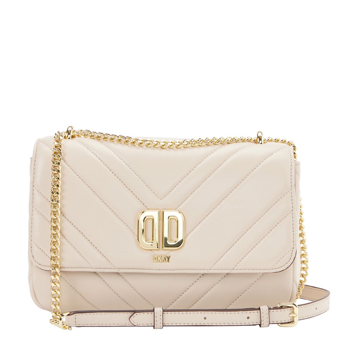 Eggshell Delphine Medium Flap Cross Body main product photo