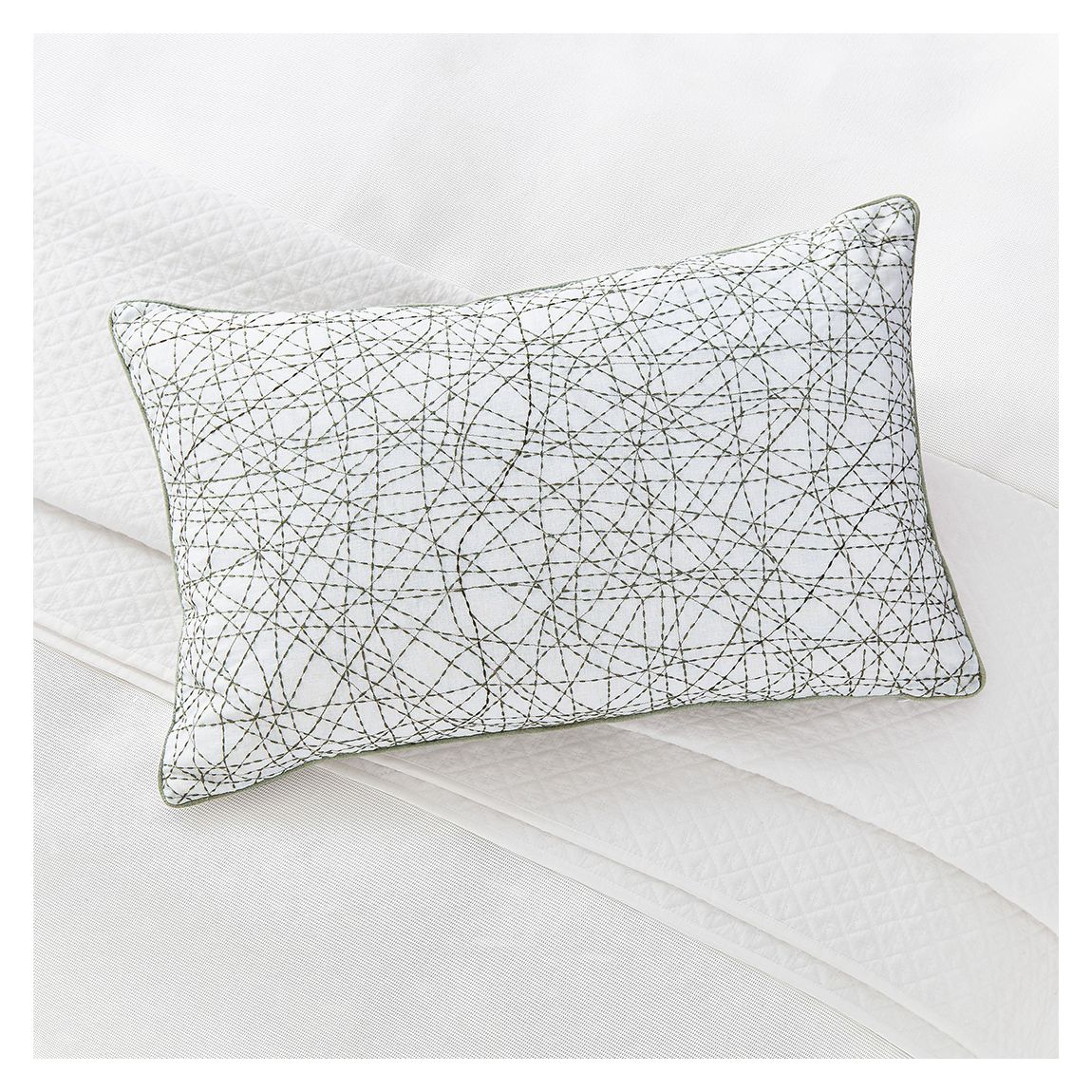 Ingrid Cushion, Mourne Green main product photo