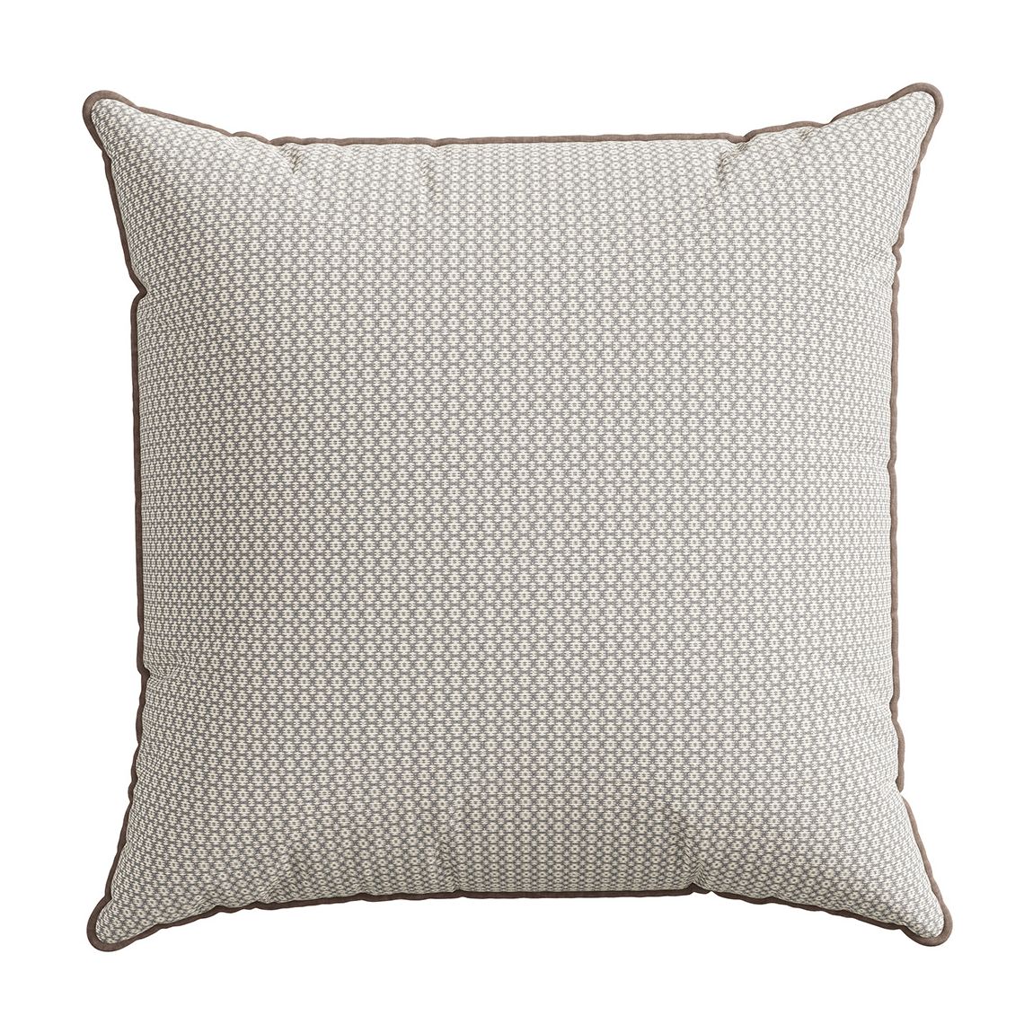 Hemma Square Pillowcase, Linen/Chartreuse main product photo