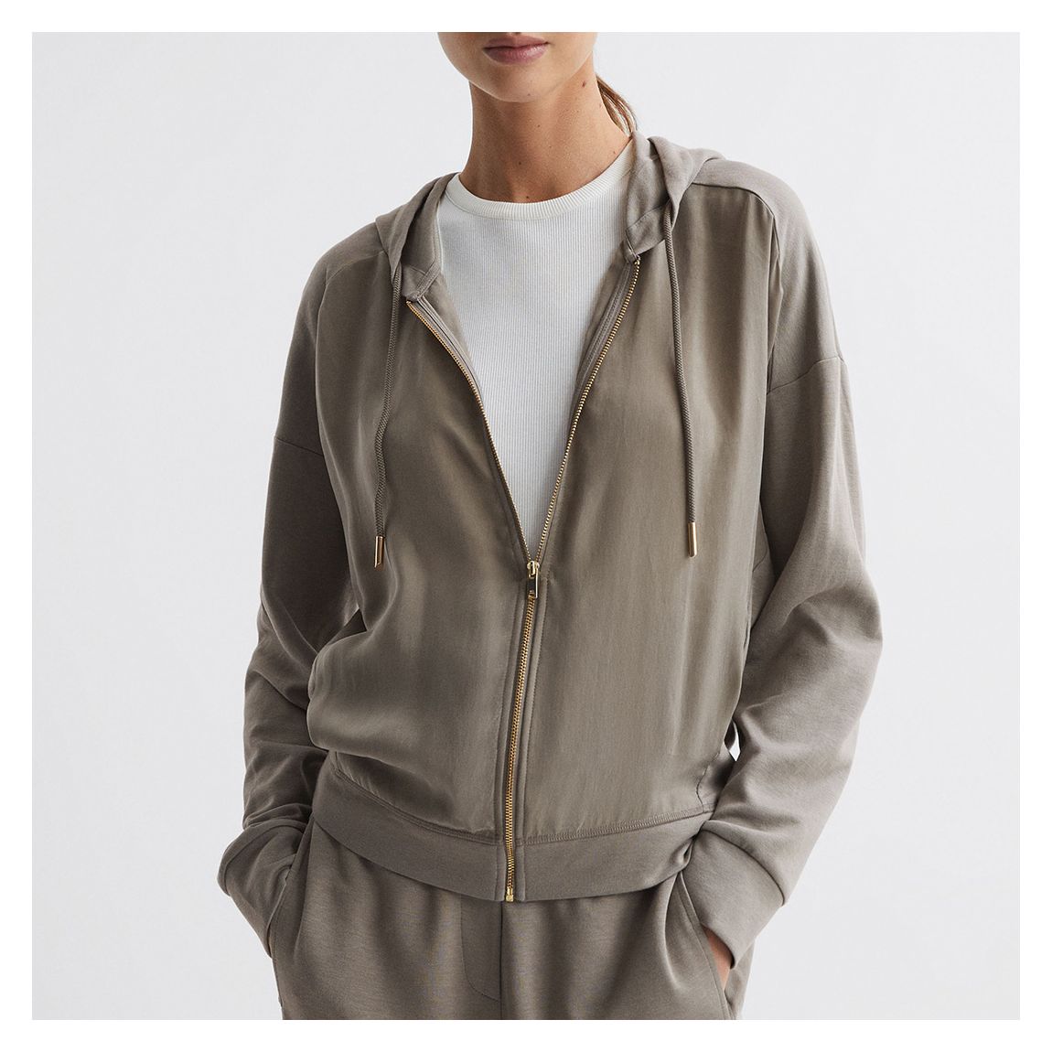Stone Penny Zipped Hoodie main product photo