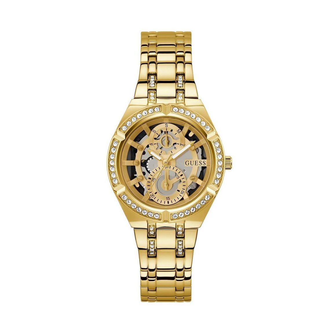 Crystal Accented Timepiece Wo - Gold Watches main product photo