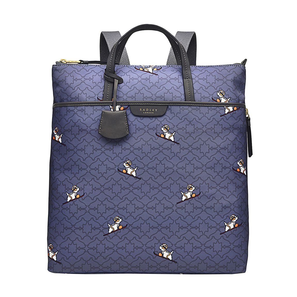 Cloud Burst Heirloom Ski Dog Medium Ziptop Backpack main product photo