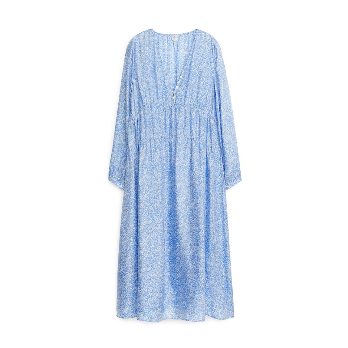 Blue Maxi Floral Dress main product photo