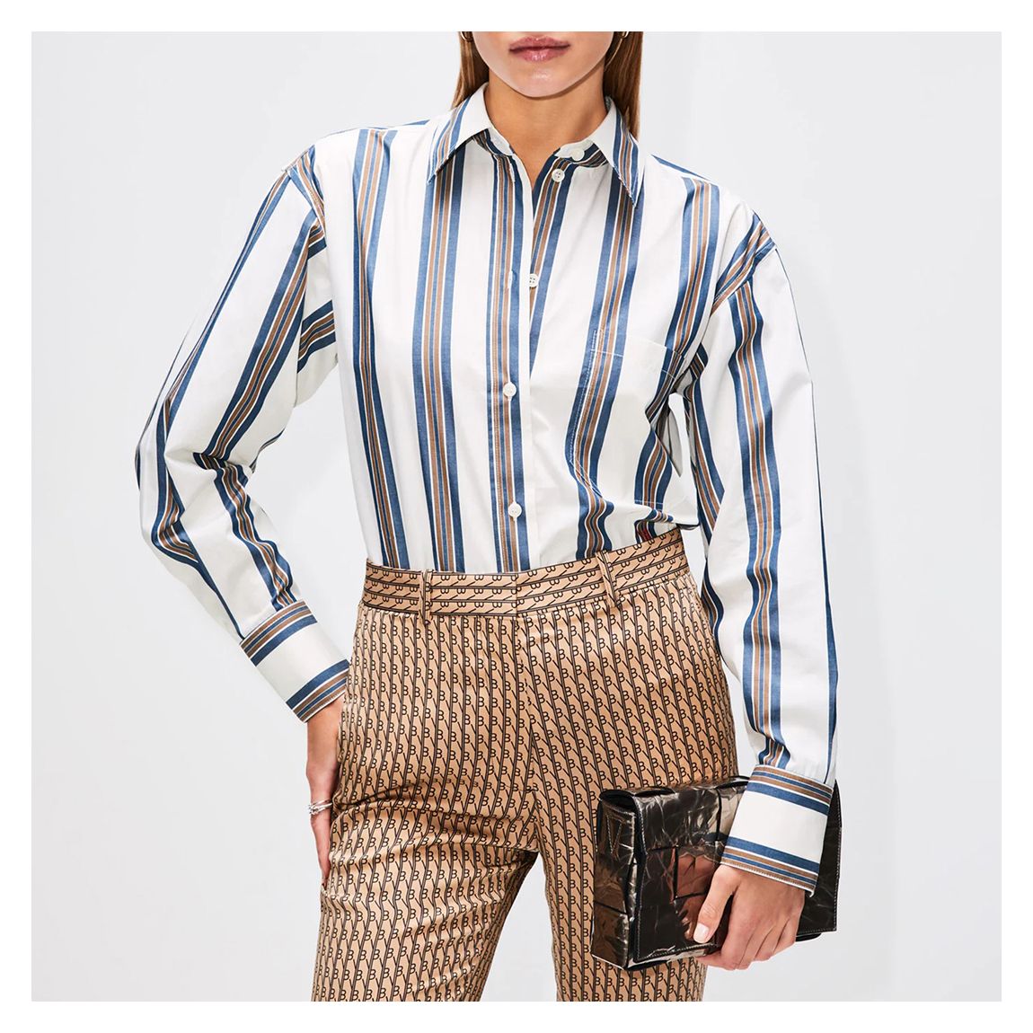 Blue Stripe Cotton Shirt main product photo