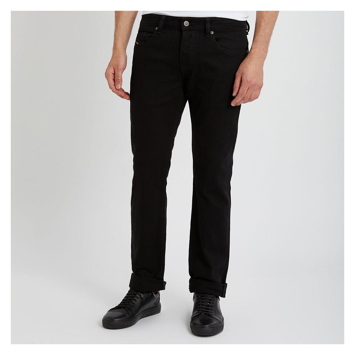 Black Safado Straight Stretch Jeans main product photo