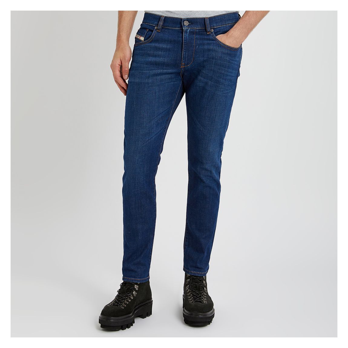 Dark Blue D-Strukt Slim Stretch Jeans main product photo