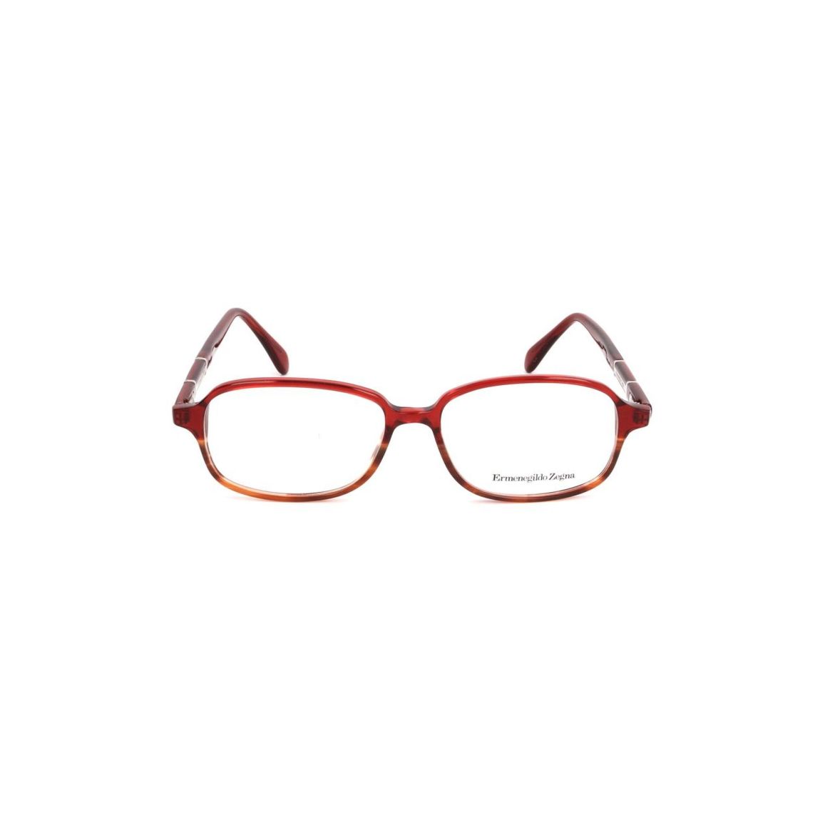Zegna EZVZ350106 Rectangle Eyeglasses Unisex - Red Frames main product photo