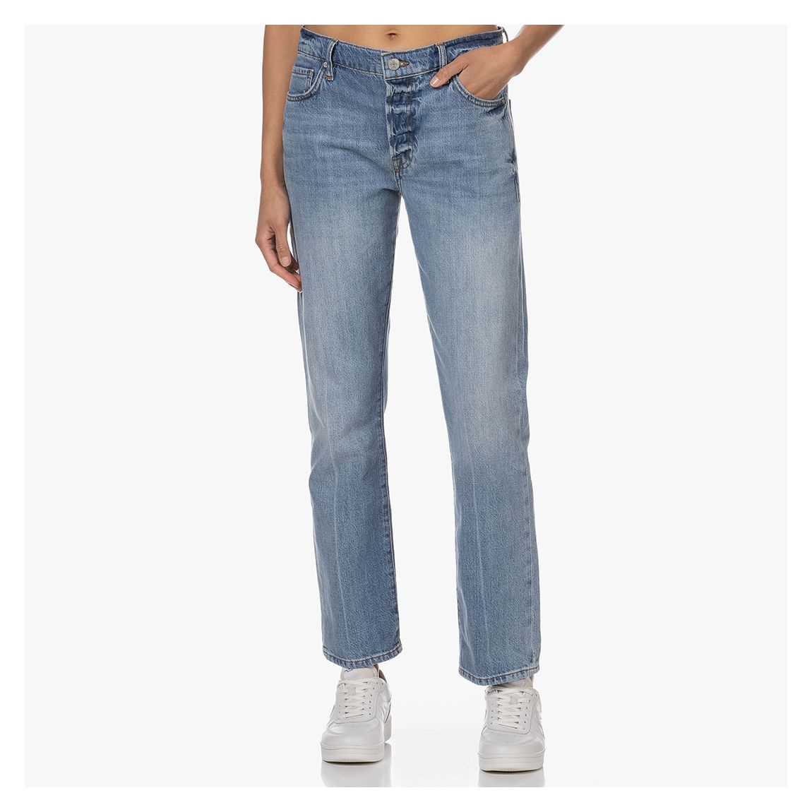 Mid Blue Le Slouch Jeans main product photo