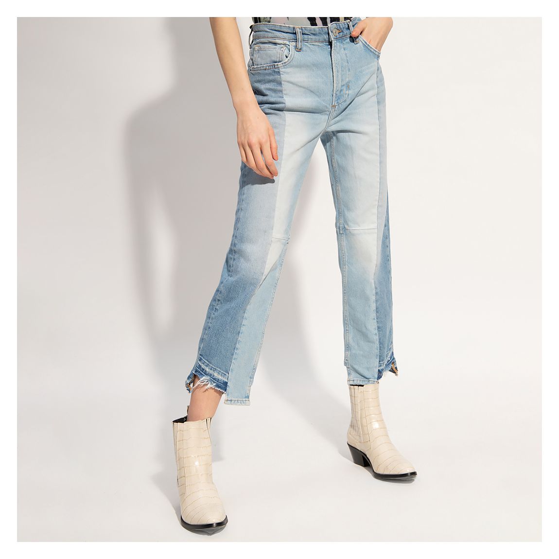 Light Blue Kim Two-tone Jeans main product photo