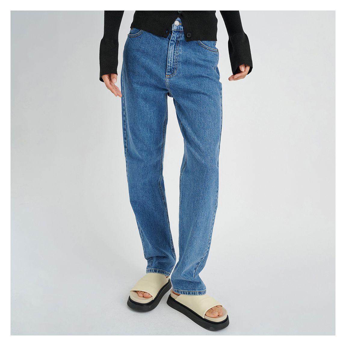 Indio Katelin Azaria Straight Stretch Jeans main product photo
