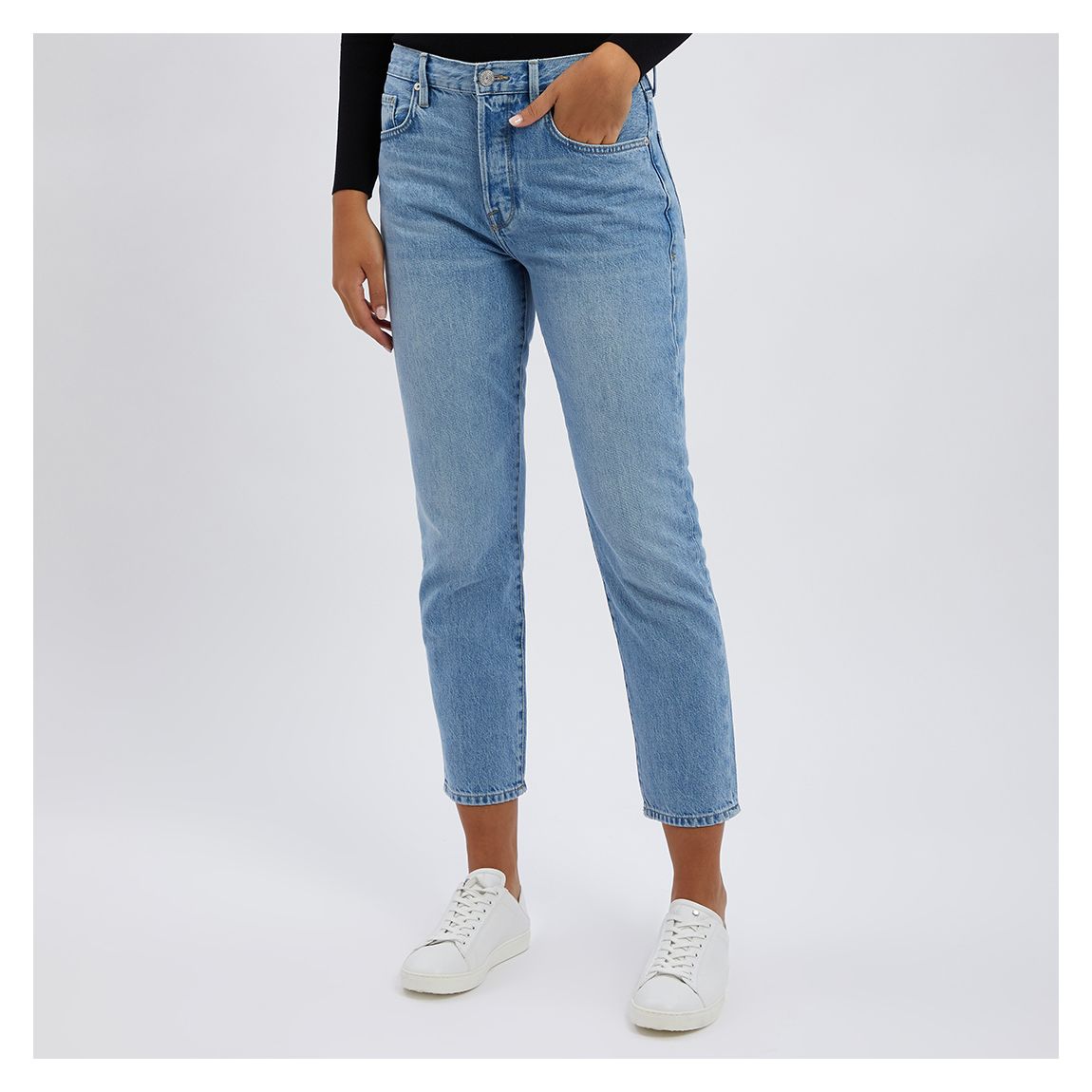 Mid Blue Le Original Straight Jeans main product photo