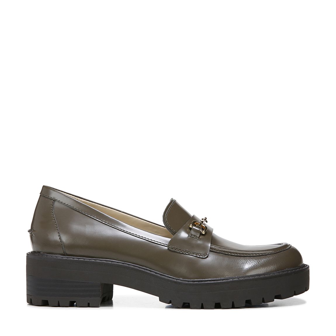 Green Tully Leather Loafer main product photo