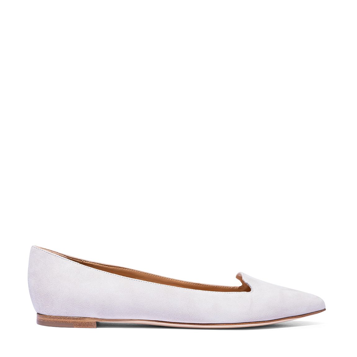 Grey Suede Court Slip On Pump Shoes main product photo
