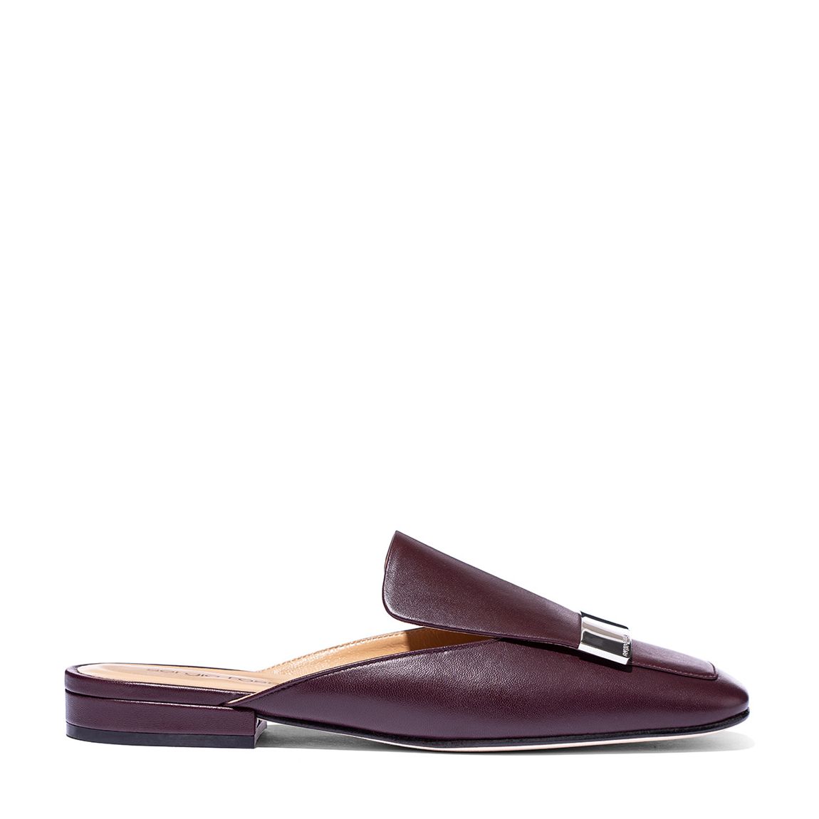 Purple Slip On Flat Mules main product photo