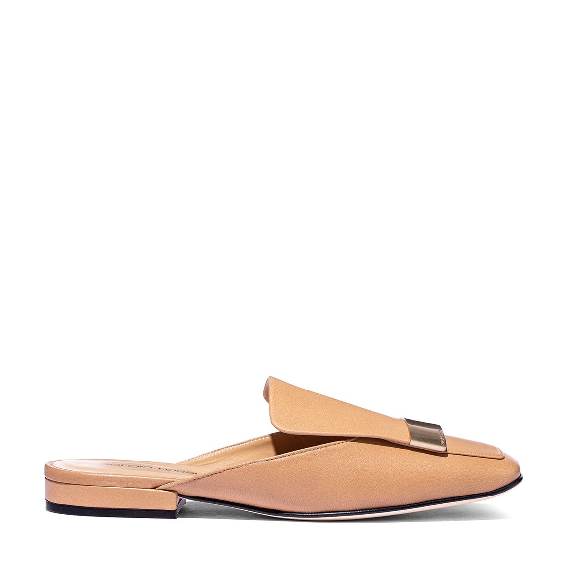 Tan Slip On Flat Mules main product photo