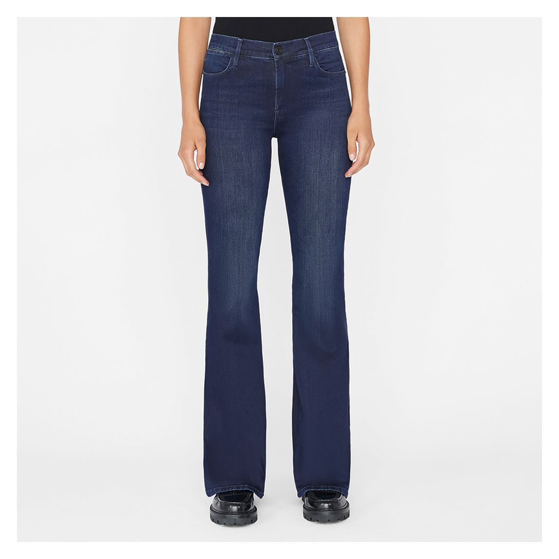 Dark Blue Le High Flare Jeans main product photo
