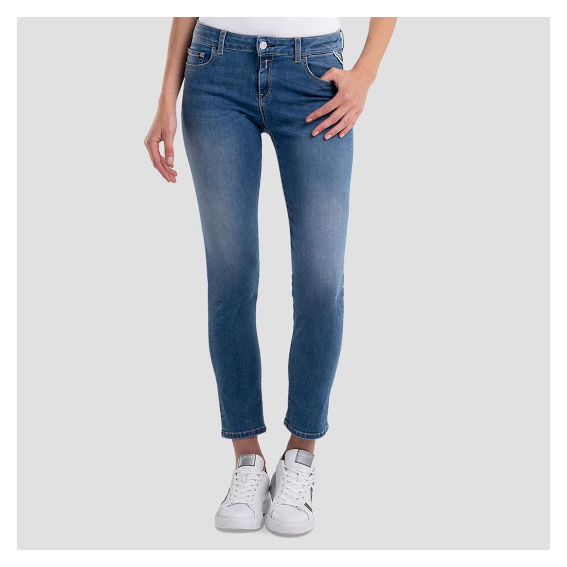 Blue Faaby Slim Stretch Jeans main product photo