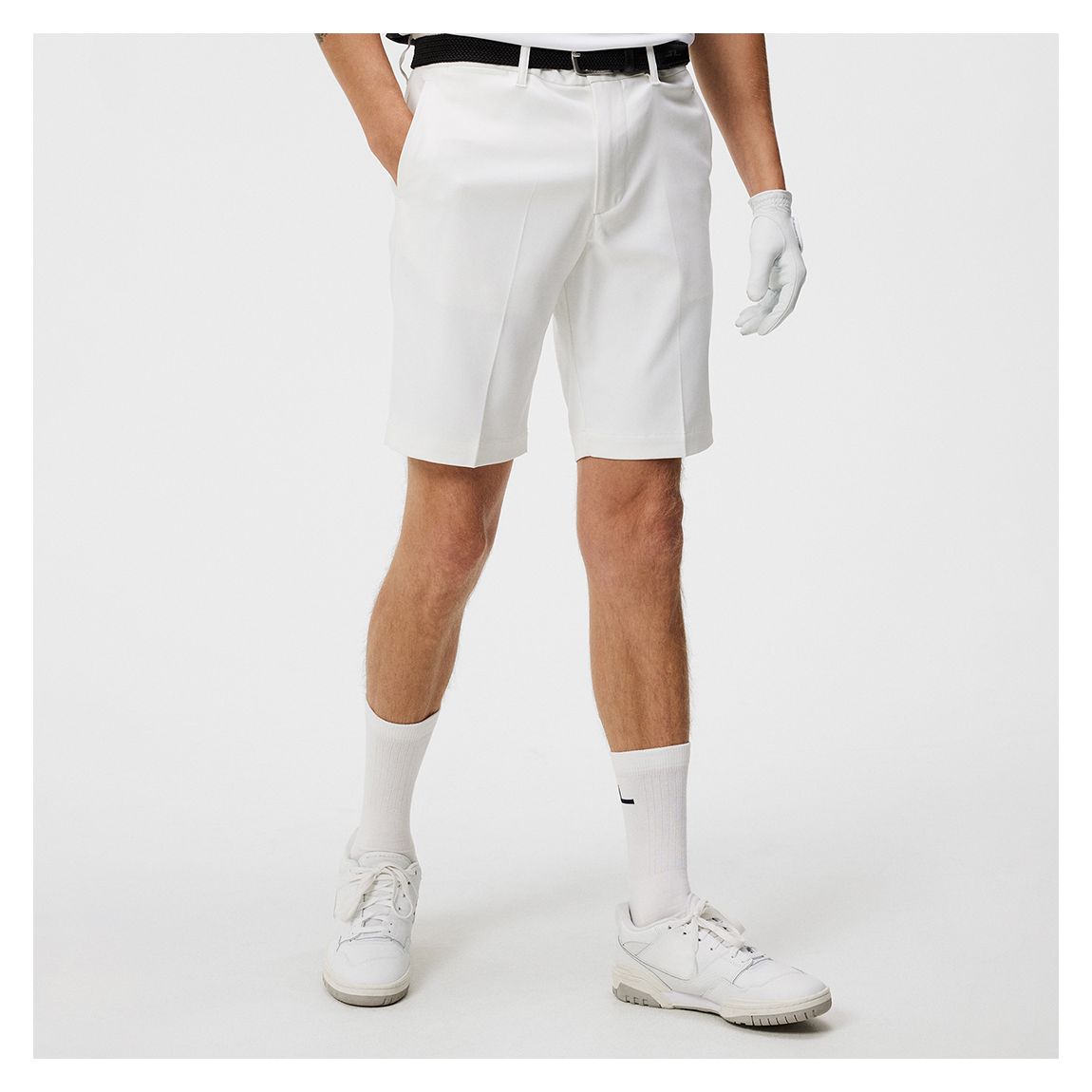 White Eloy Shorts main product photo