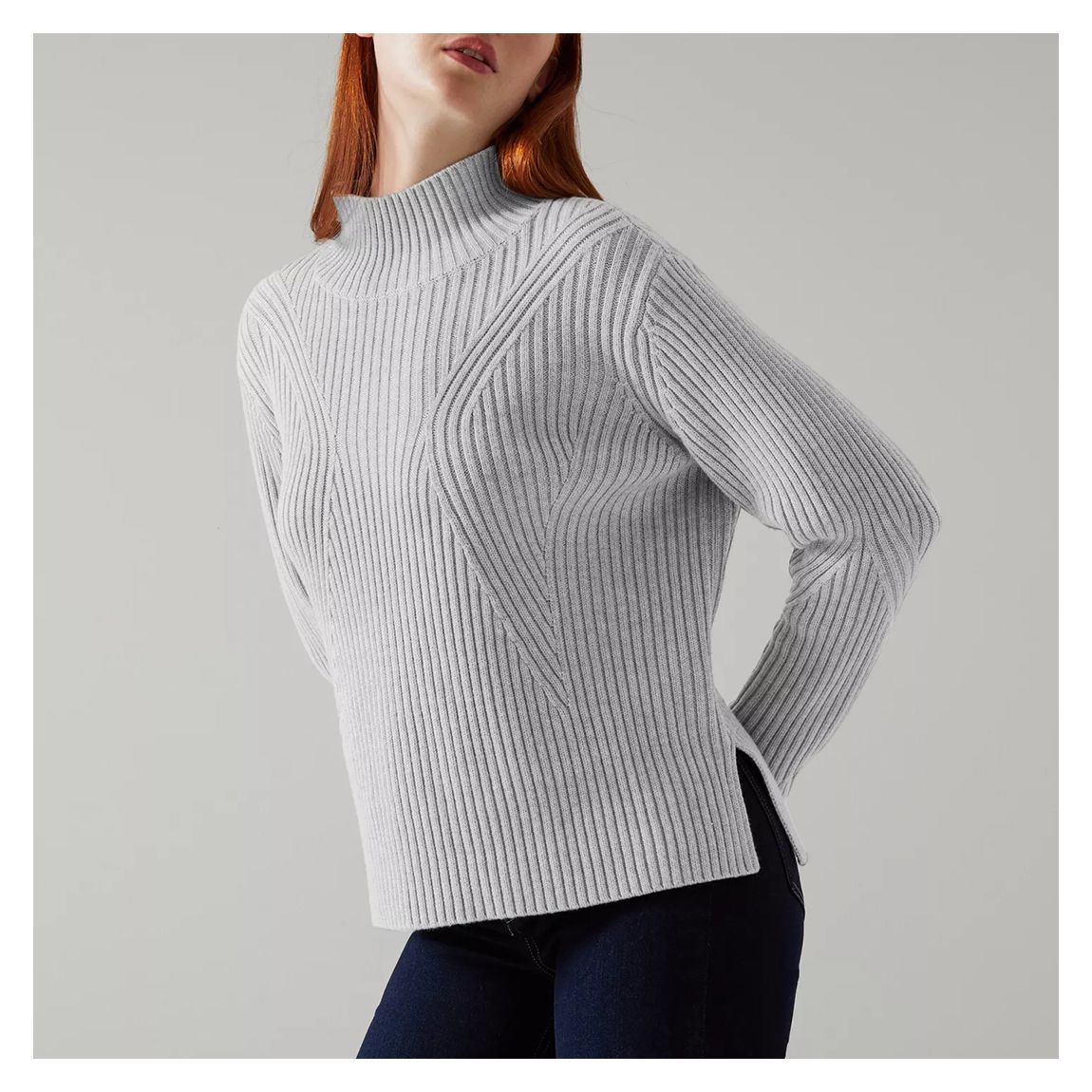 Grey Melody Wool Blend Jumper main product photo