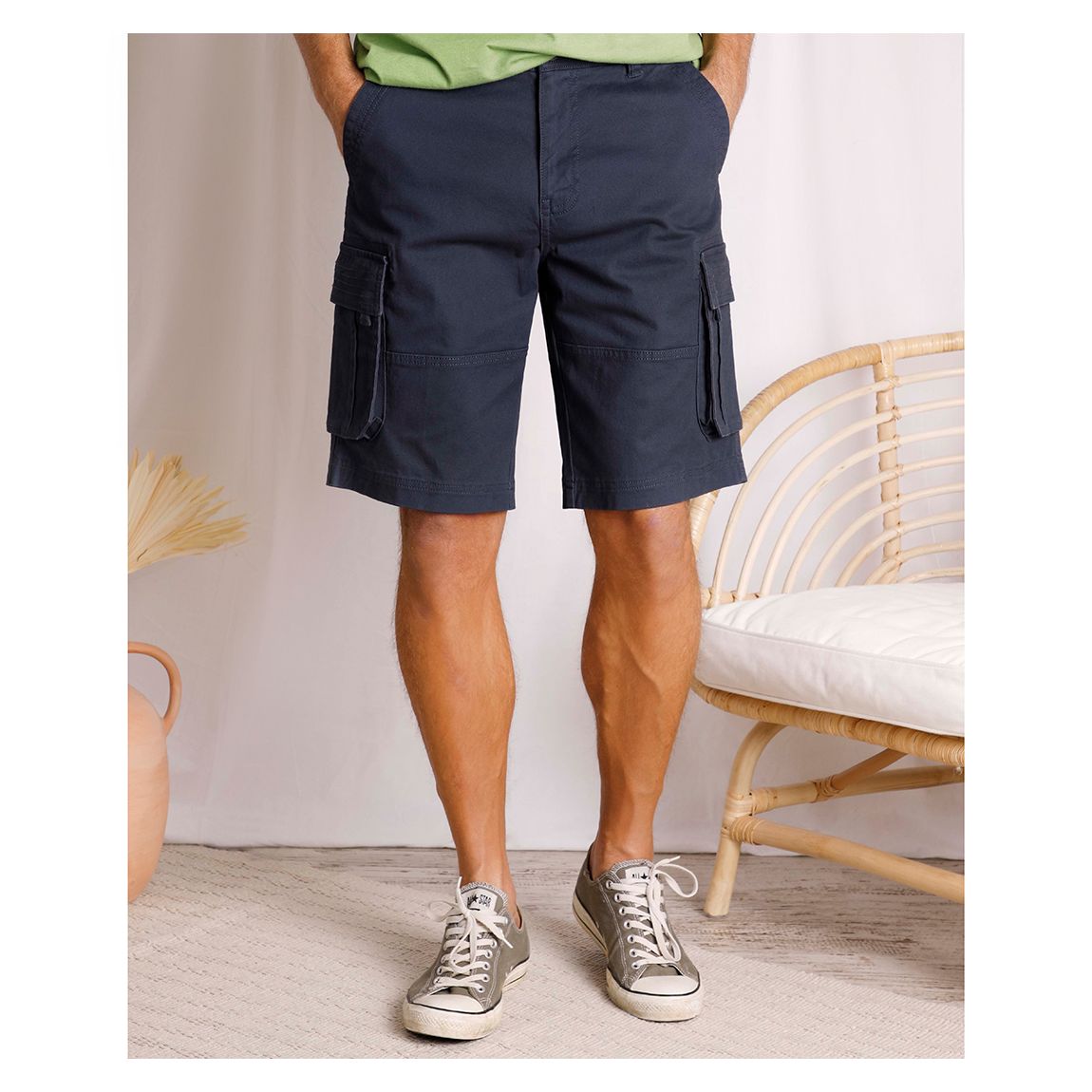 Navy Rigney Cargo Shorts main product photo