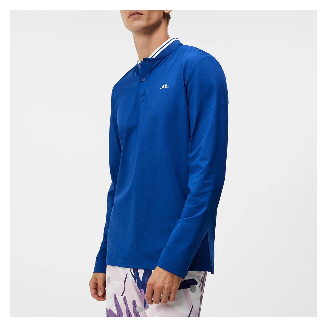 Blue Tyson Long Sleeve Polo main product photo
