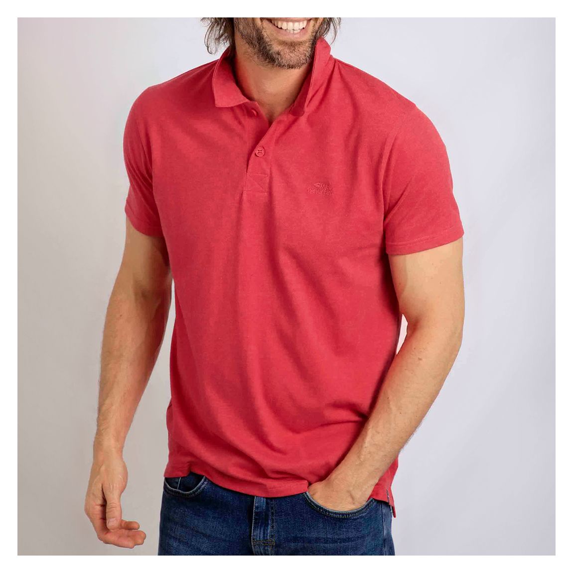 Red Jetstream Polo Shirt main product photo