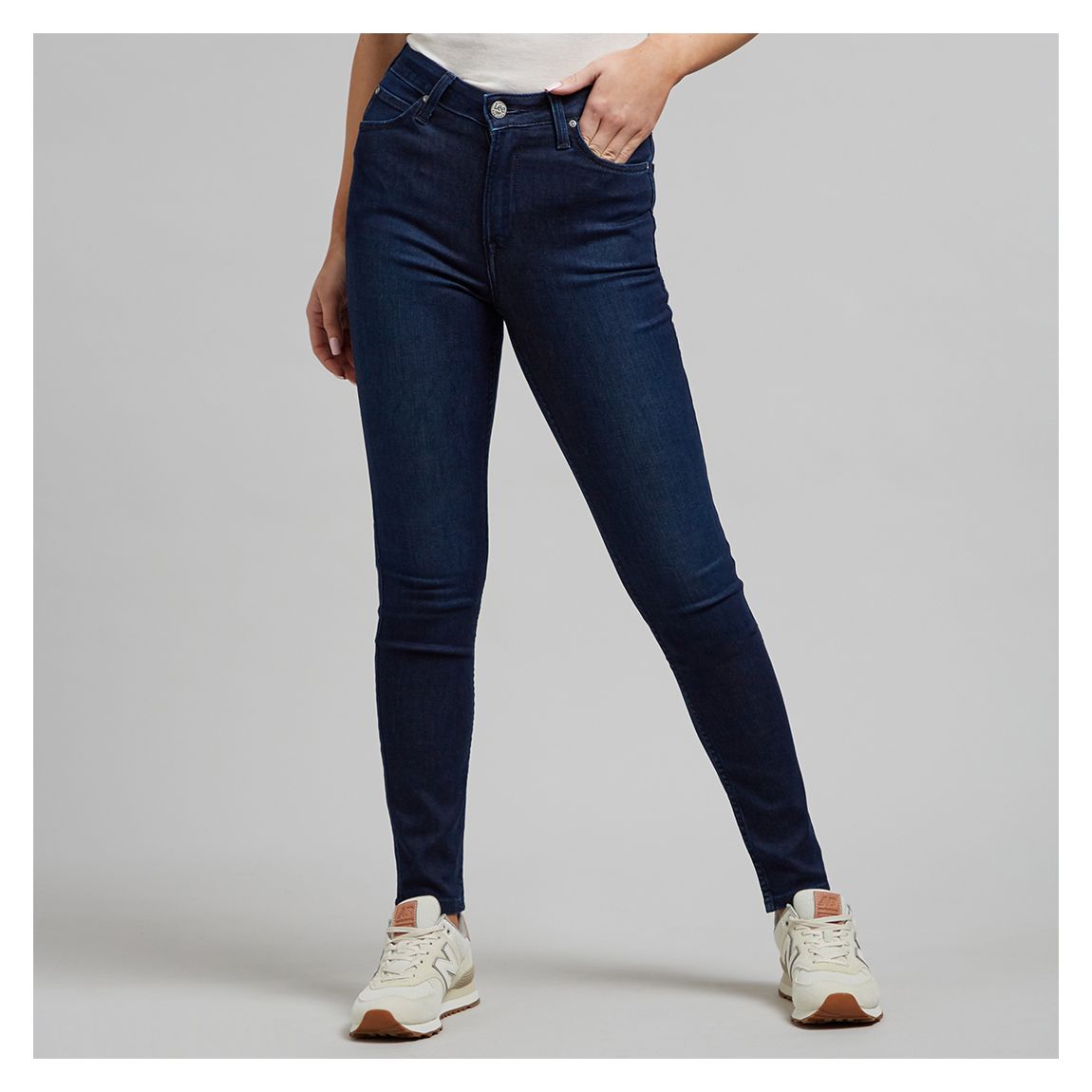 Dark Blue Scarlett Skinny Stretch Jeans main product photo