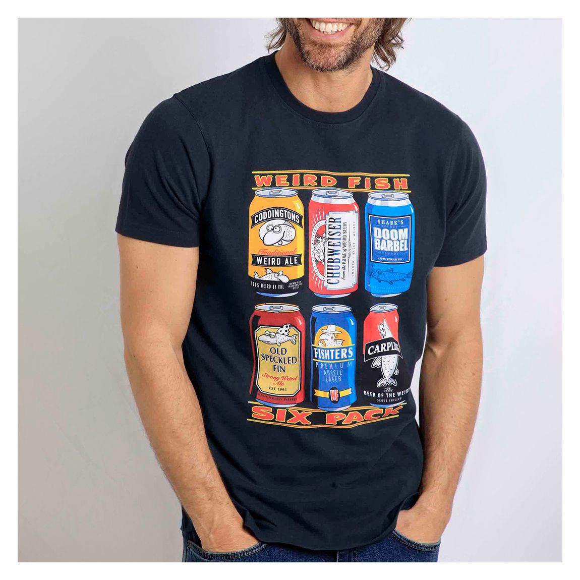 Navy Six Pack Cotton T-Shirt main product photo