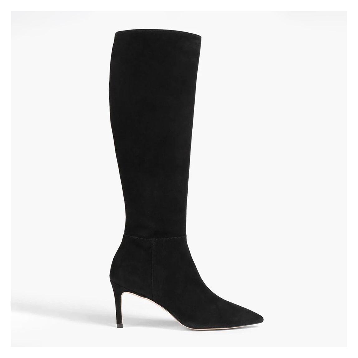 Black Suede Avenue 75 Long Boot main product photo