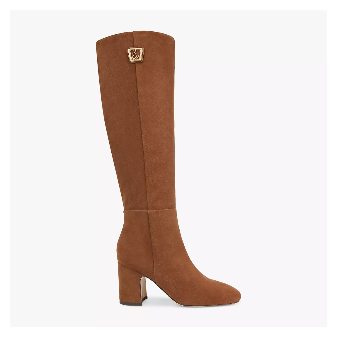 Brown Faren Suede Leather Long Boot main product photo