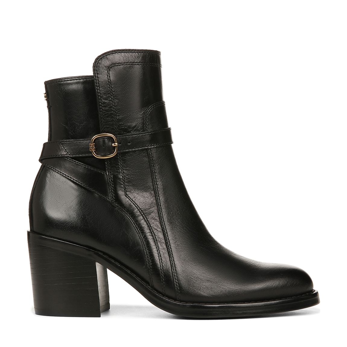 Black Simona Leather Boot main product photo