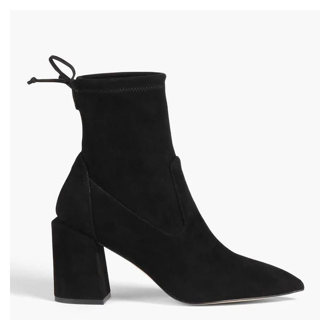 Black Suede Avenue 85 Heeled Ankle Boot main product photo