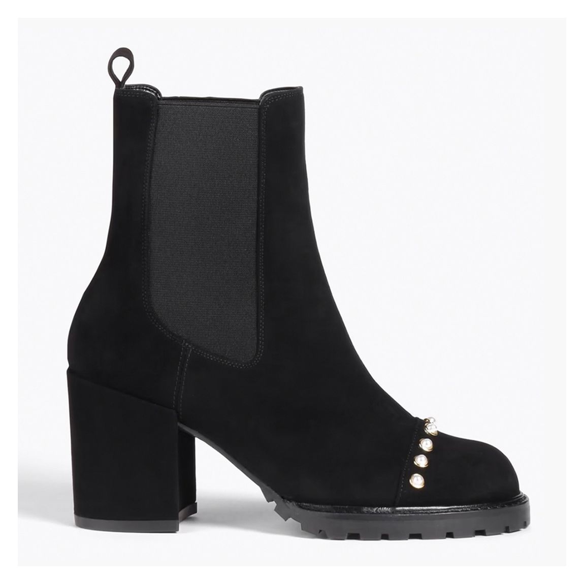 Black Suede AllPearls 80 Chelsea Boot main product photo