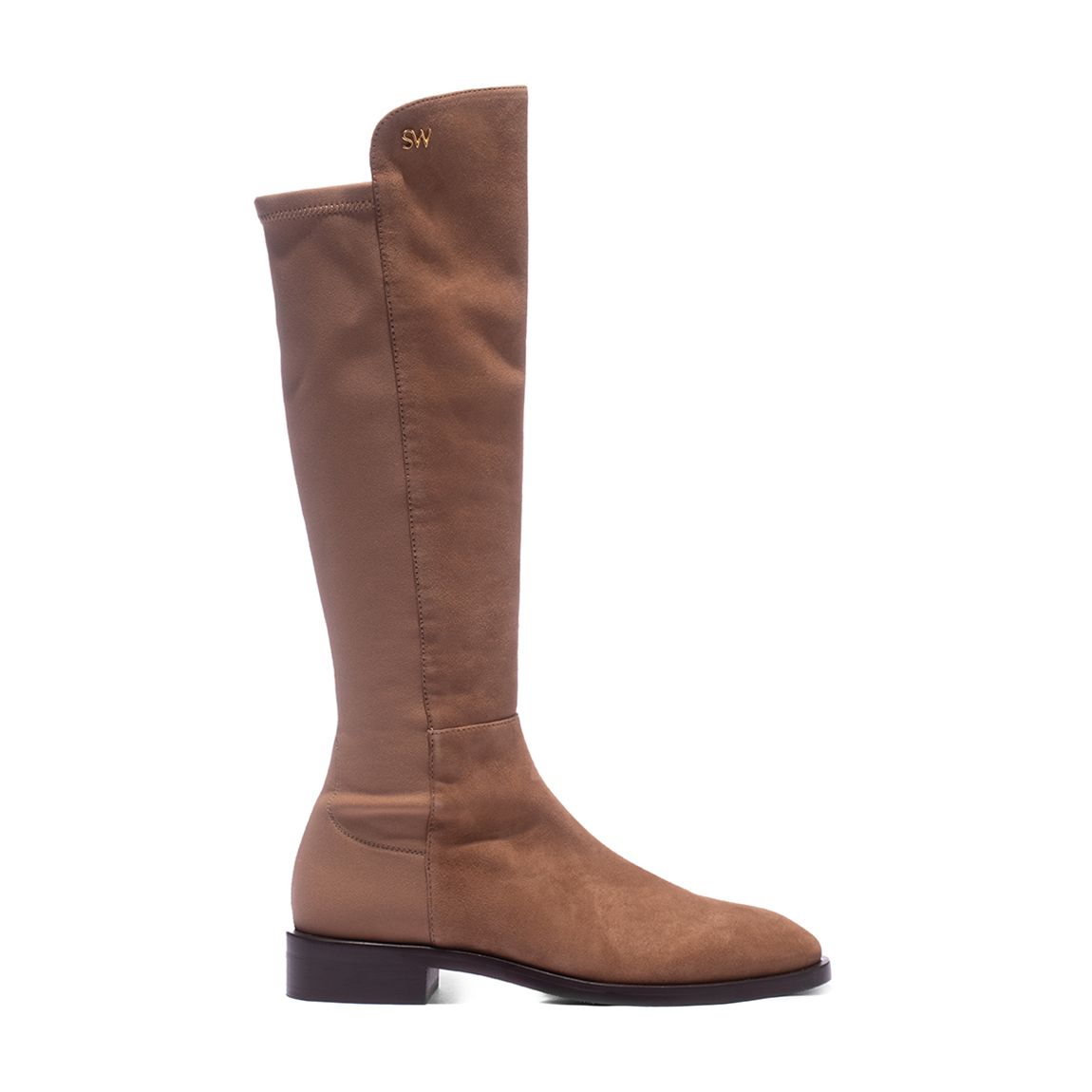 Camel Suede Keelan City To The Knee Boots main product photo