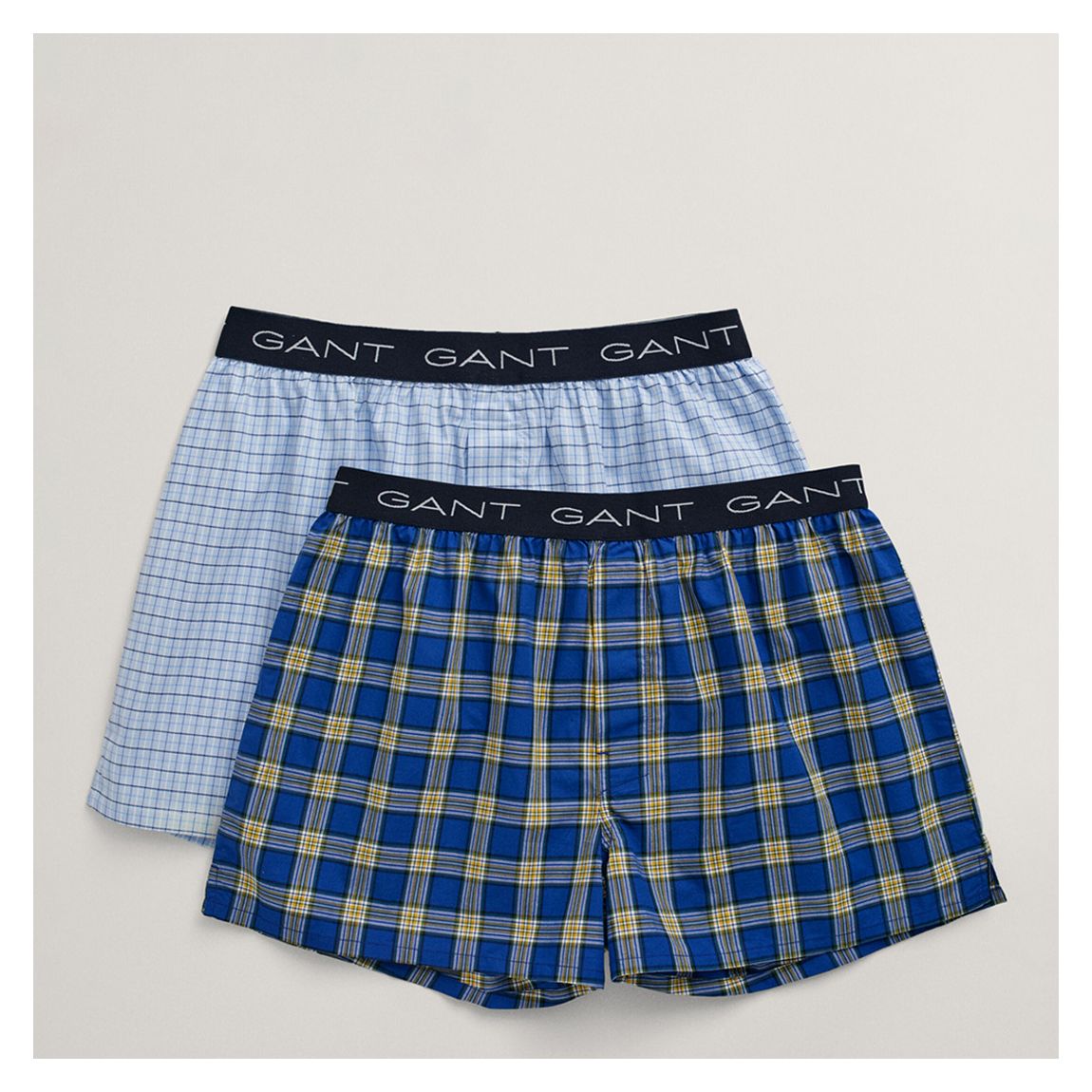 Blue Check 2-Pack Boxer Shorts main product photo