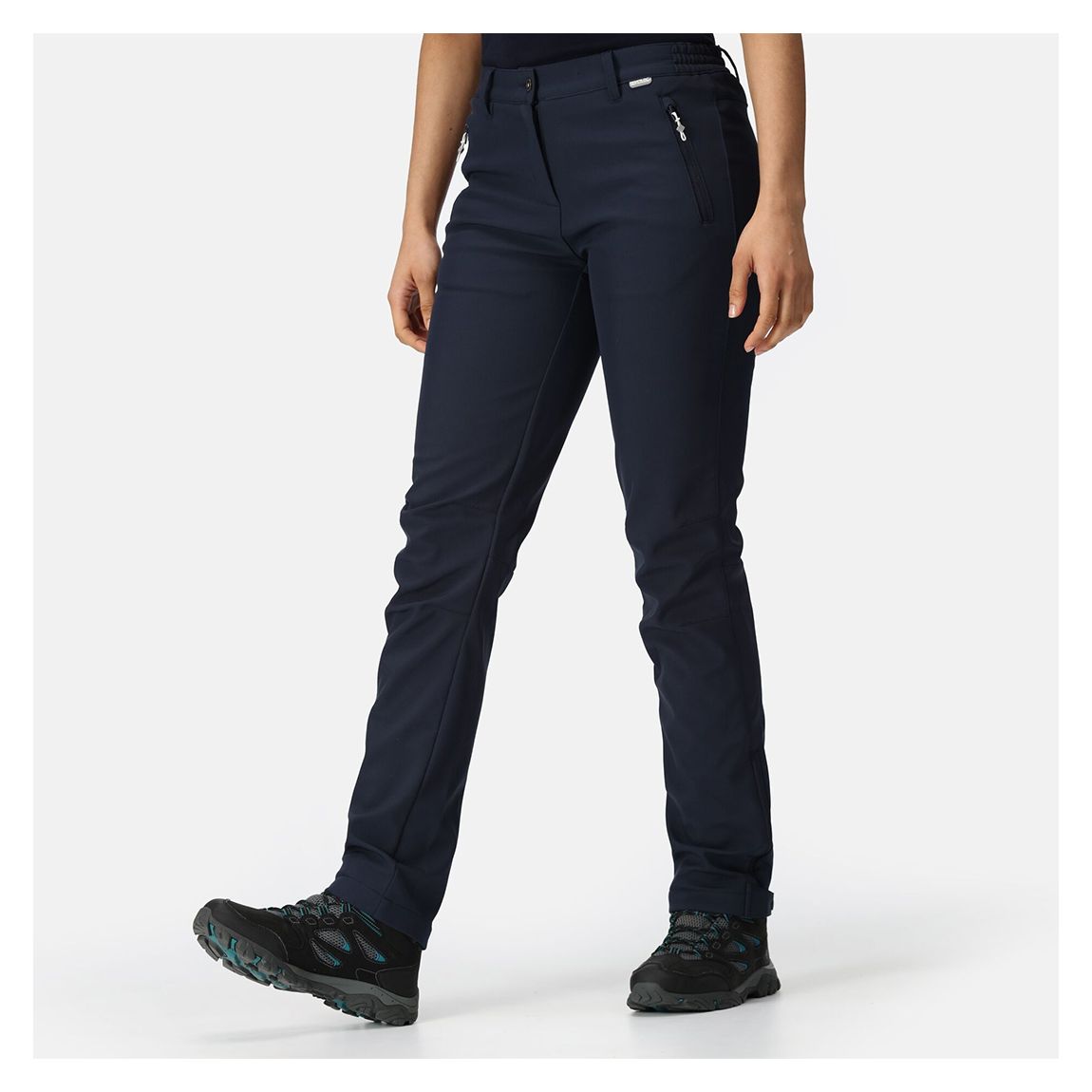 Navy Geo II Softshell Walking Trousers main product photo