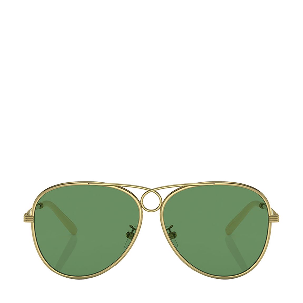 Men's Gold Tory Burch Sunglasses 59mm main product photo
