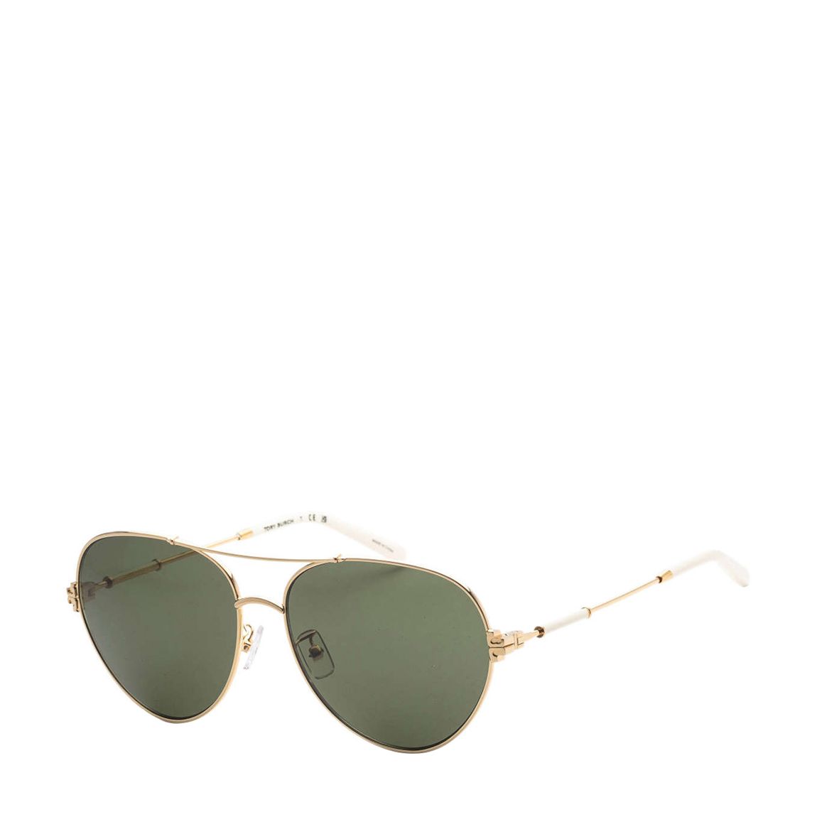 Men's Gold Tory Burch Sunglasses 58mm main product photo
