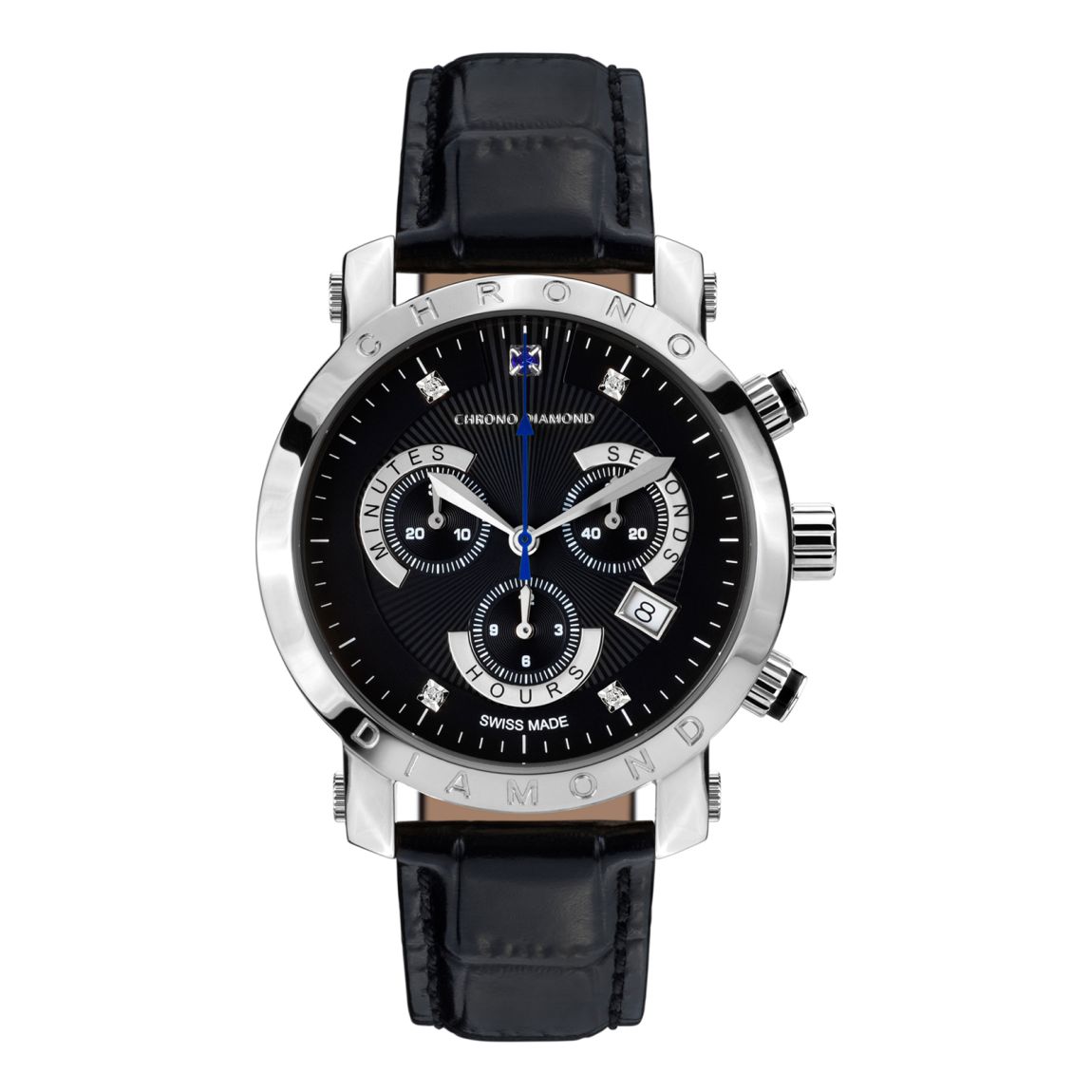 Men's Black/Silver Nestor Watch main product photo